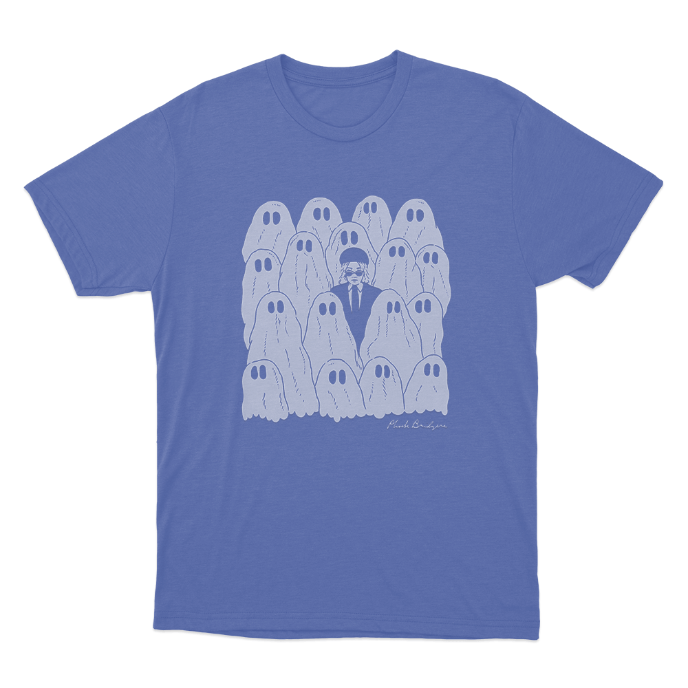 Phoebe Bridgers Ghost Unisex T Shirt Blue Phoebe Bridgers Ghost Unisex T Shirt Blue