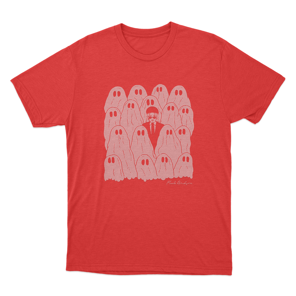 Phoebe Bridgers Ghost Unisex T Shirt Red Phoebe Bridgers Ghost Unisex T Shirt Red