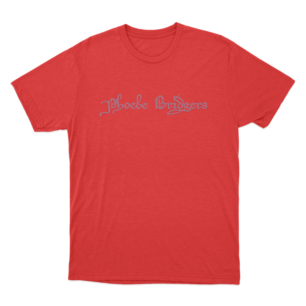 Phoebe Bridgers Logo Unisex T Shirt Red Phoebe Bridgers Logo Unisex T Shirt Red