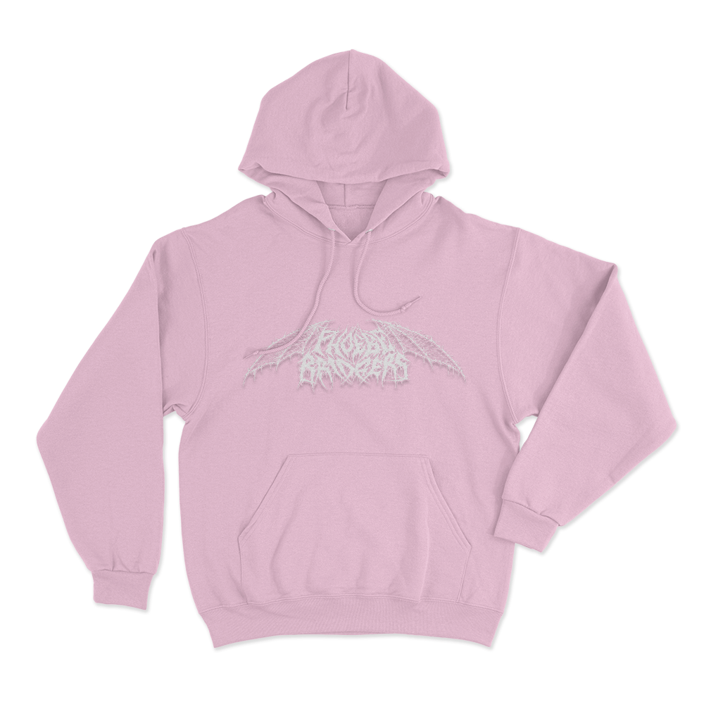 Phoebe Bridgers Metal Logo Unisex Hoodie Pink Phoebe Bridgers Metal Logo Unisex Hoodie Pink