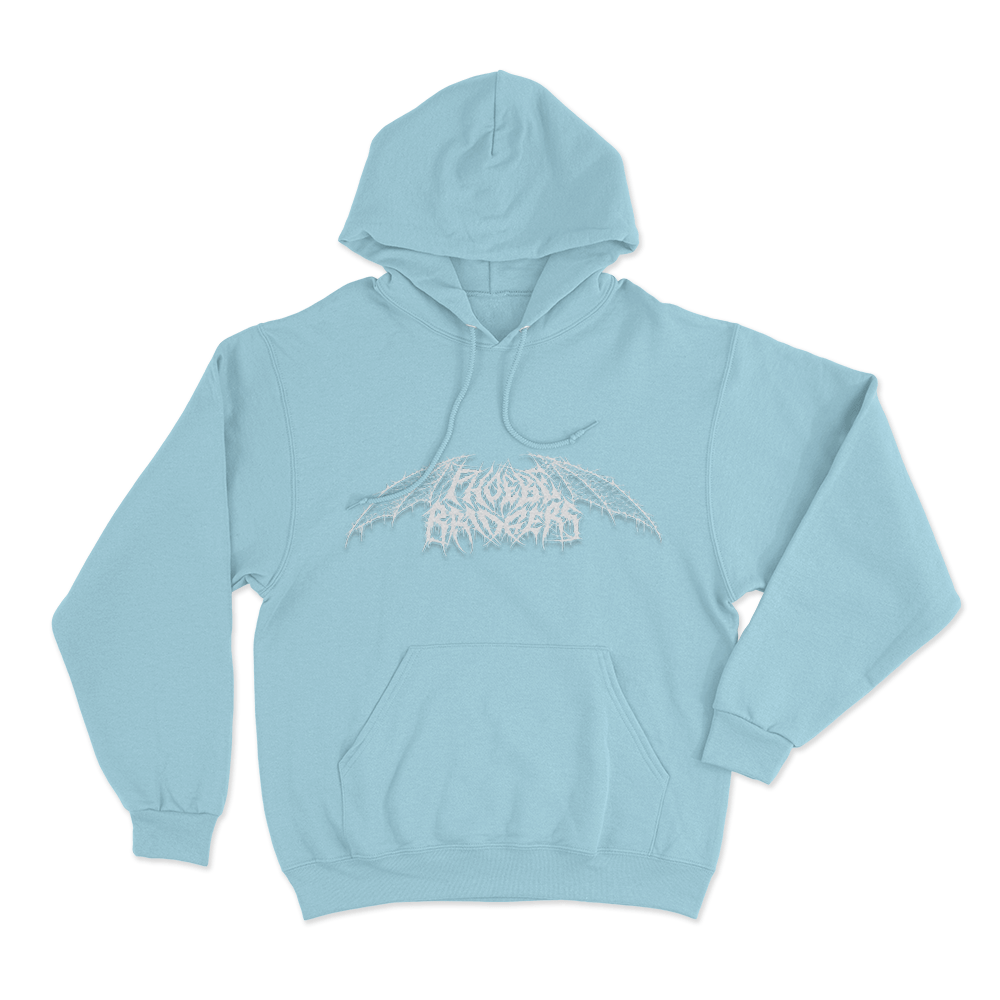 Phoebe Bridgers Metal Logo Unisex Hoodie Sky Blue Phoebe Bridgers Metal Logo Unisex Hoodie Sky Blue
