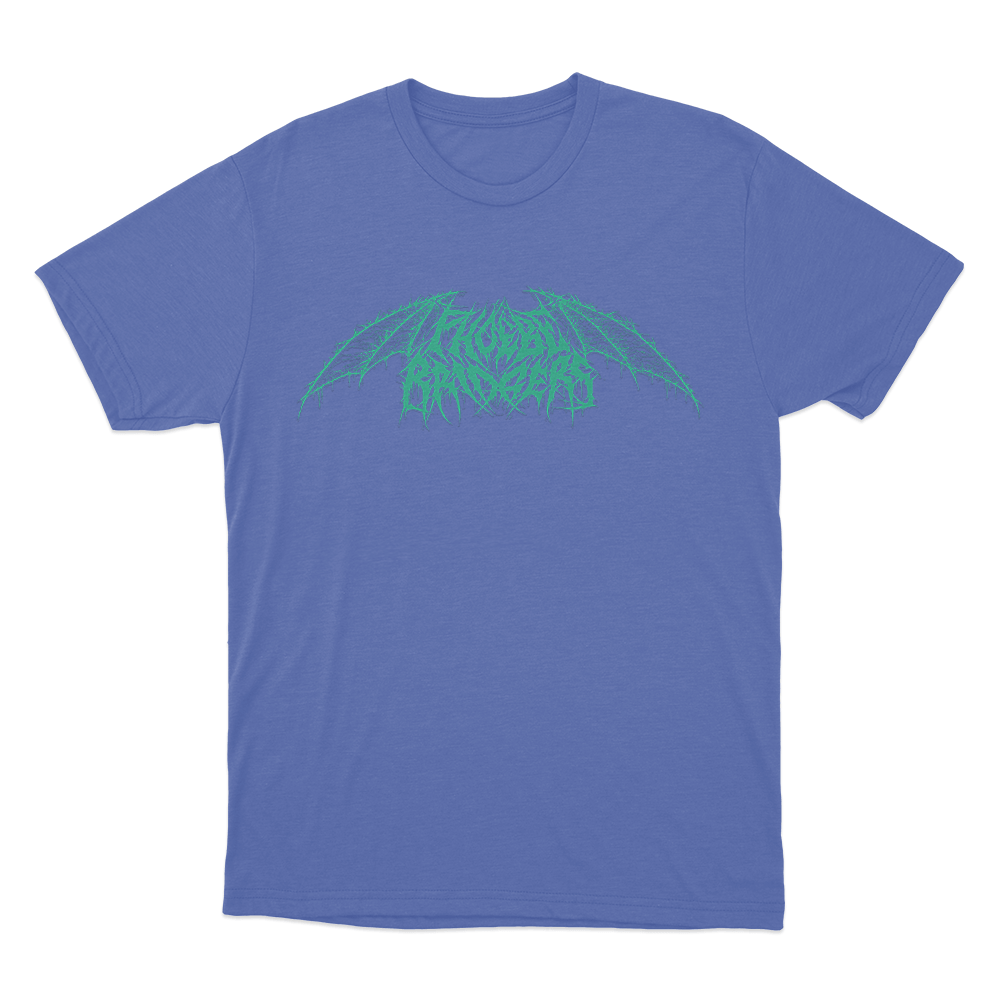 Tie Dye Metal Unisex T Shirt Blue Tie Dye Metal Unisex T Shirt Blue 1
